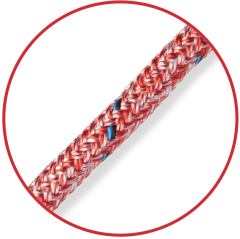 BLUE OCEAN D/BRAID 14mm RED