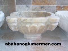 afyon bal kurna,hamam kurnası,banyo mermeri,kurna ölçüleri : 45x55x35 cm kurna -020