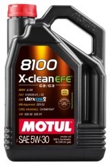 Motul 8100 X-Clean EFE 5W30 Motor Yağı 4 Lt Dexos 2 Partiküllü