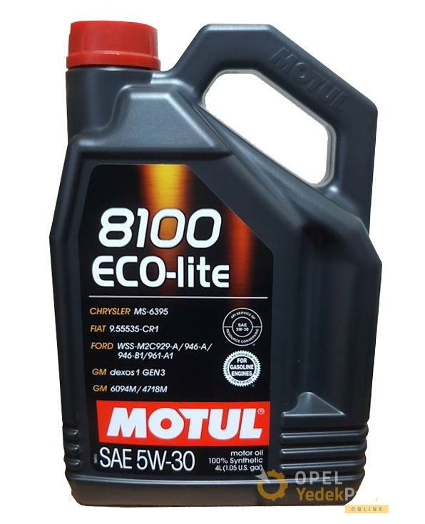 Motul 8100 Eco-lite 5W30 Dexos1 Gen3 4 Litre Motor Yağı