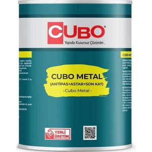 Cubo Metal Pas Boyası Siyah 2,5 Litre