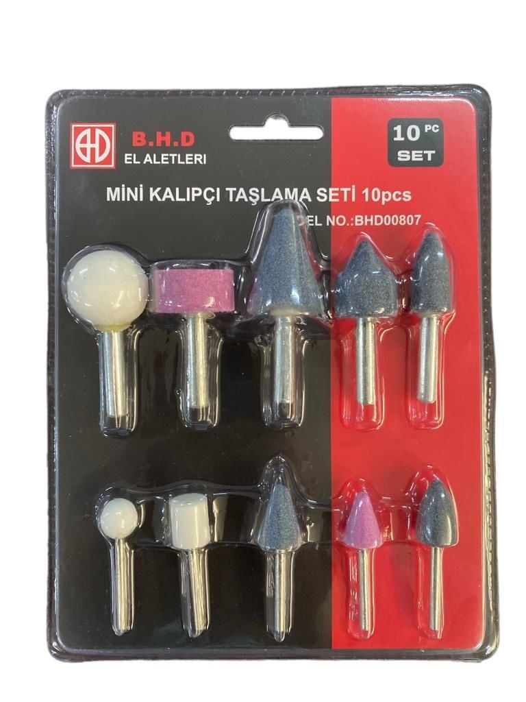 BHS 00807  Mini Taşlama Seti 10 Parça