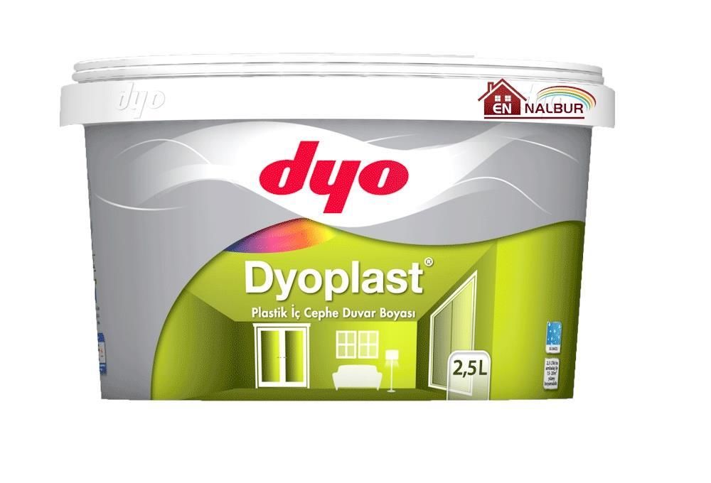 Dyo Dyoplast Plastik İç Cephe Boyası 2,5 Litre Bayrak Kırmızı