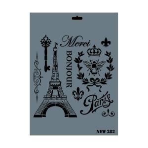 Rich New Seri N-282 Stencil 35x25 cm