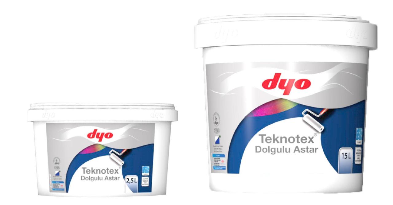 Dyo Teknotex Dolgulu Dış Cephe Astarı 15 Litre Beyaz