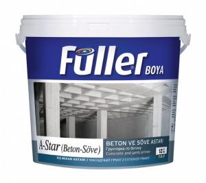 Füller A-Star Brüt Beton Söve Astarı 12 Kg Açık Mavi