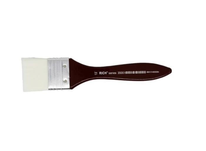 Rich Zemin Fırçası No 1,5 3500 Seri Beyaz Kıllı Uç 4 cm
