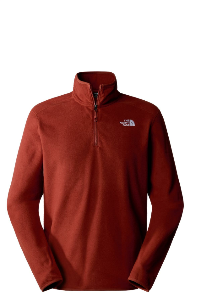 The North Face Erkek 100 Glacier 1/4 Zip - Eu Polar Turuncu