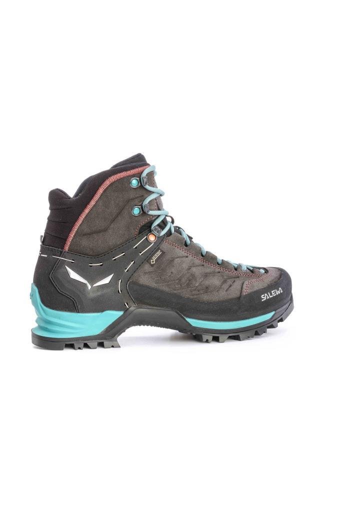 Salewa Mountain Trainer Mid Goretex Kadın Outdoor Bot Gri/Mavi