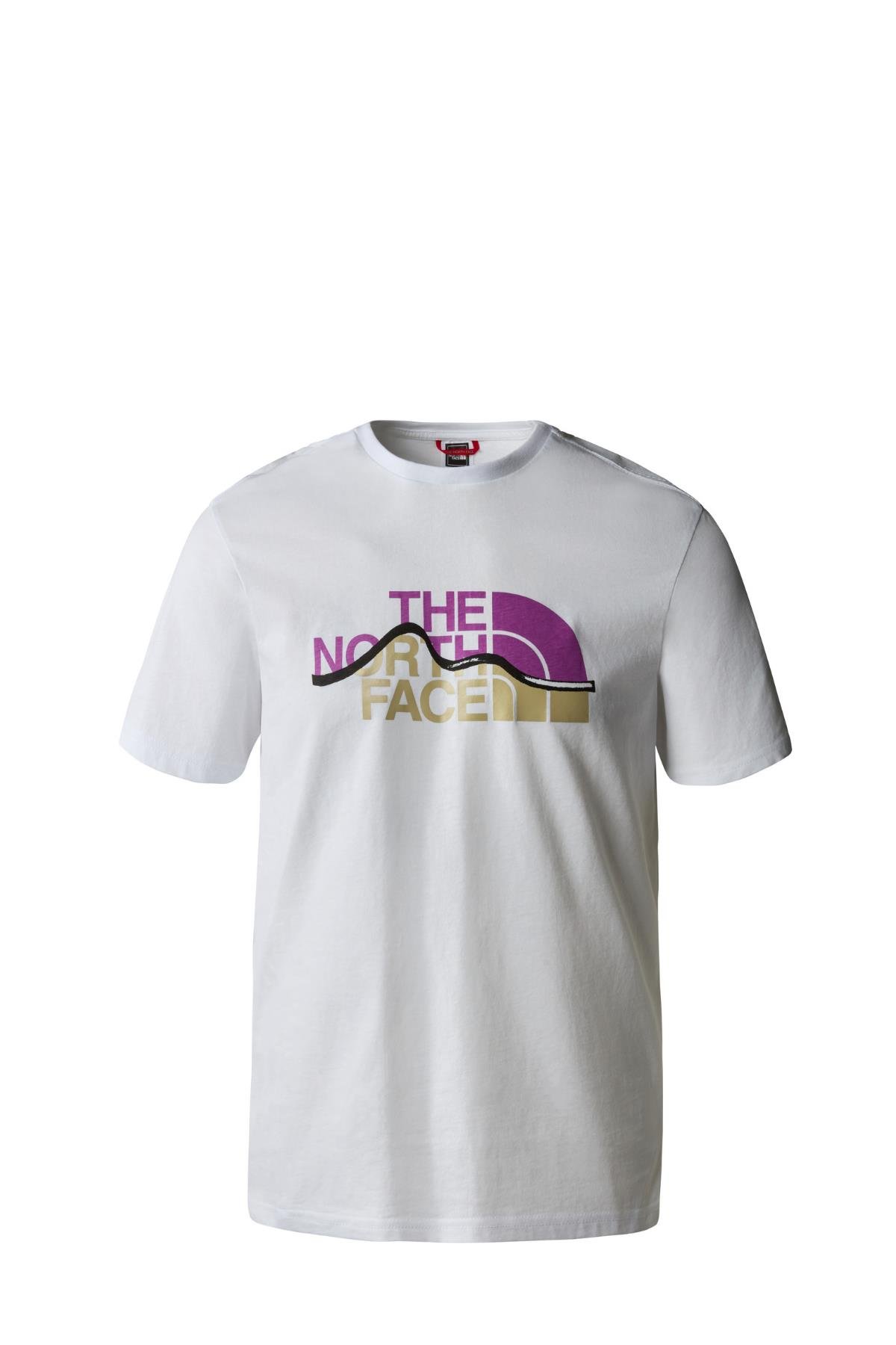 The North Face M S/S Mountain Line Tee Erkek Tişört NF0A7X1NVV11TNF43