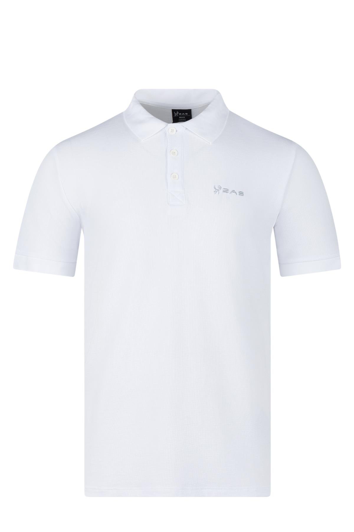 2AS Aluna Polo Yaka T-Shirt Beyaz