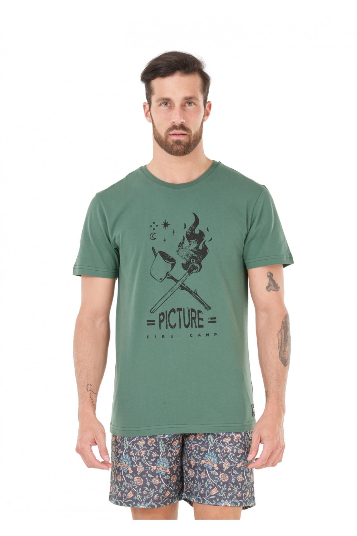 Picture Organic Fire Camp Erkek T-Shirt