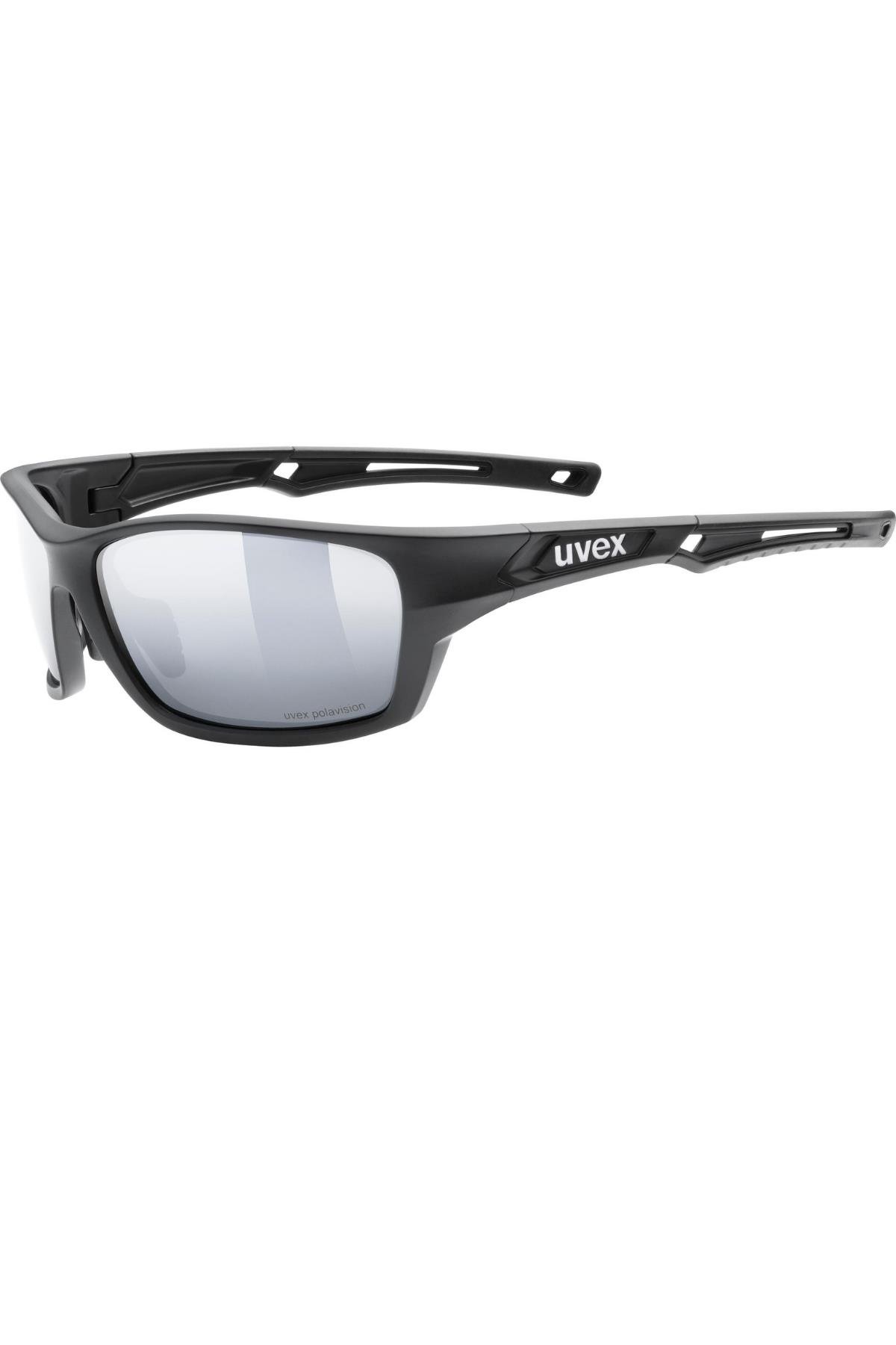 Uvex Sportstyle 232 P Black Mat/Mir.Silv Güneş Gözlüğü