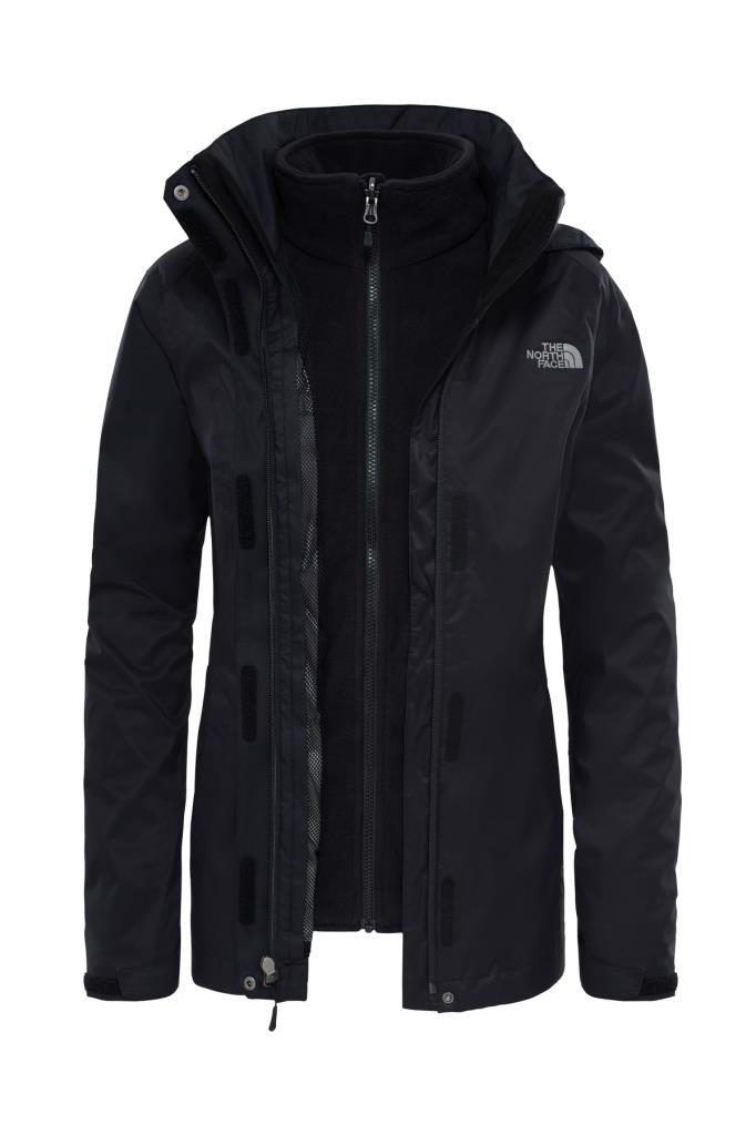 The North Face Evolve II Triclimate Kadın Mont Siyah