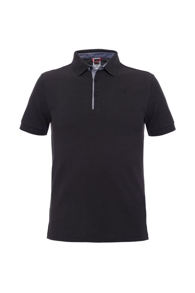 The North Face Premium Polo Piquet Erkek Polo Yaka Tişört Siyah