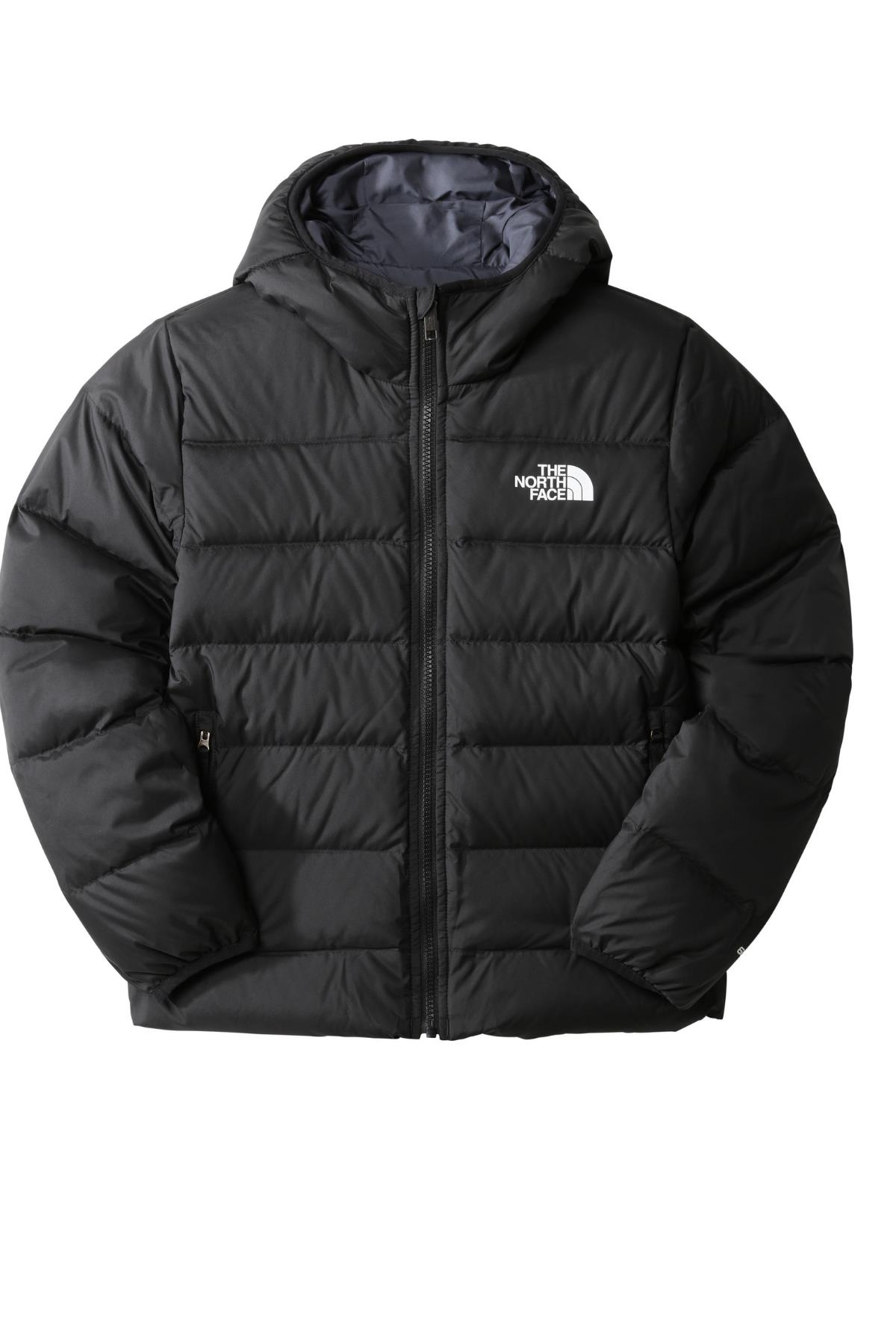 The North Face Reversıble North Down Hooded Ceket Çocuk Siyah