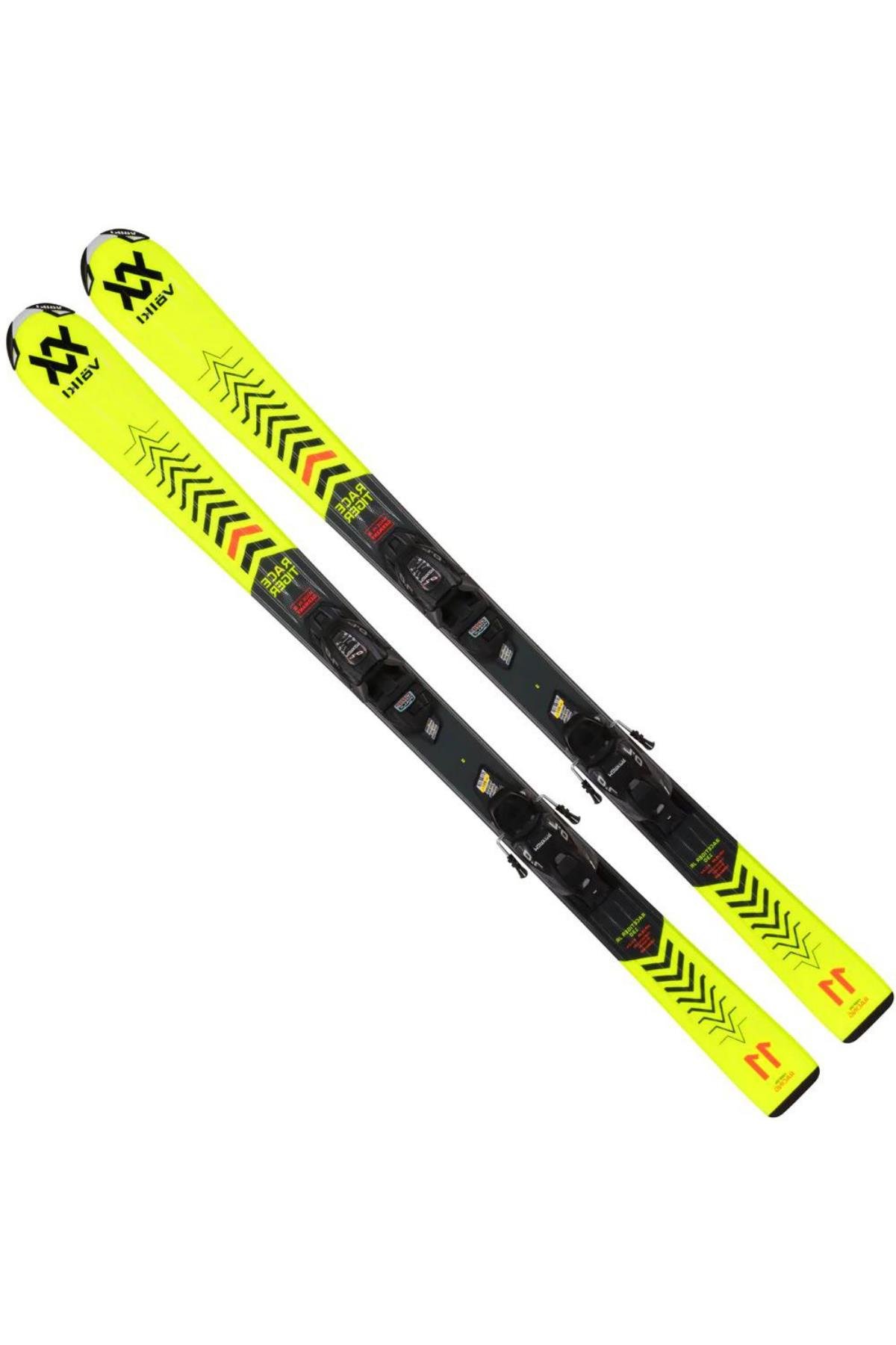 JR Racetiger Sarı VMotion  Kayak + 4.5 VMotion JR  Bağlama 90 CM