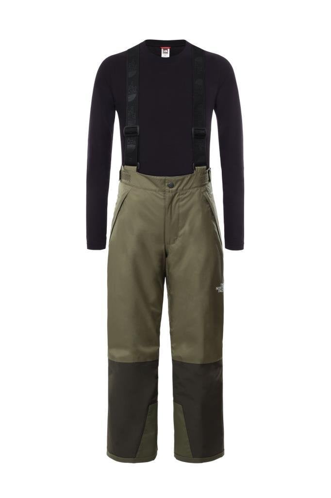 The North Face Snowquest Suspender Çocuk Askılı Pantolon Yeşil