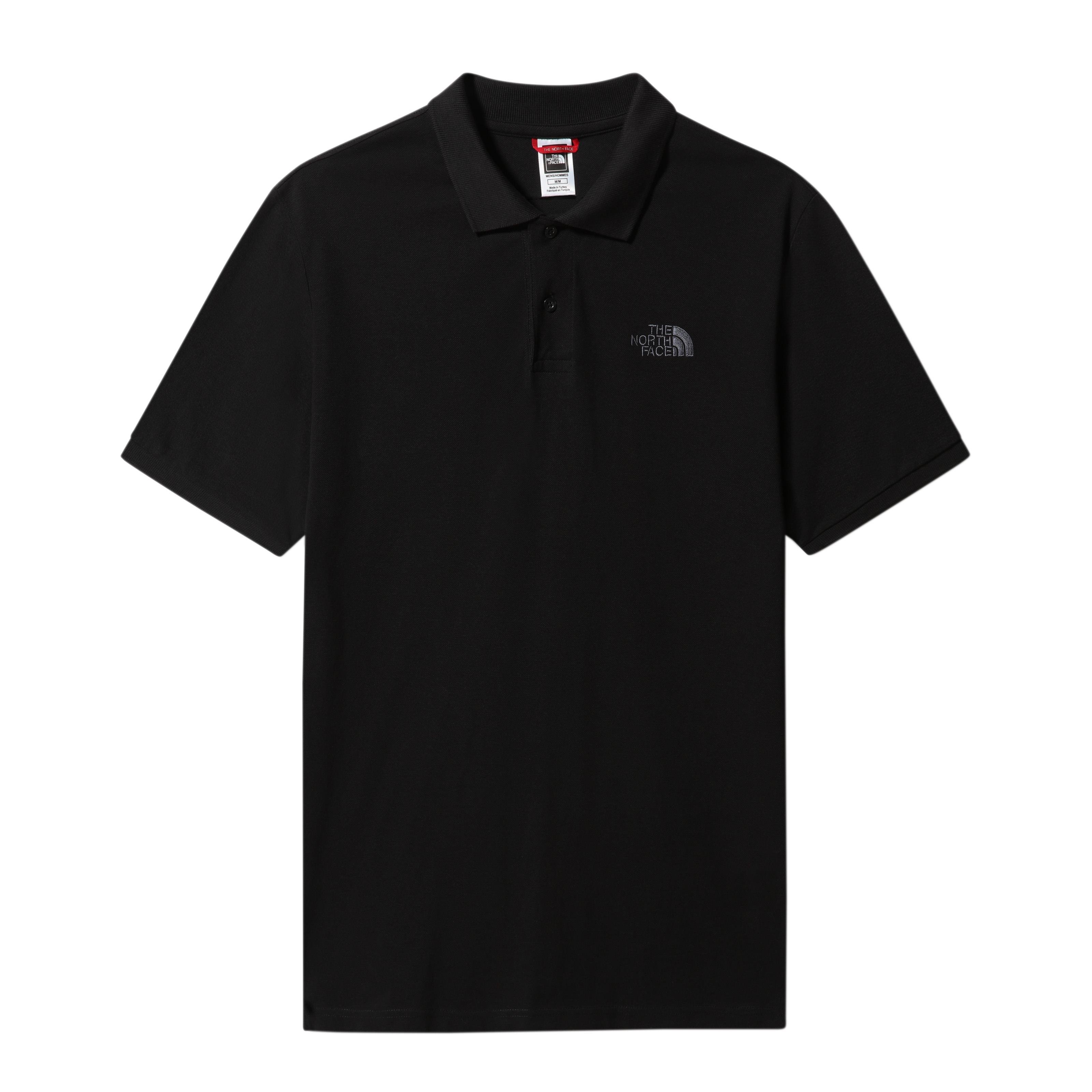 The North Face Polo Piquet Polo Yaka Erkek Tişört Siyah