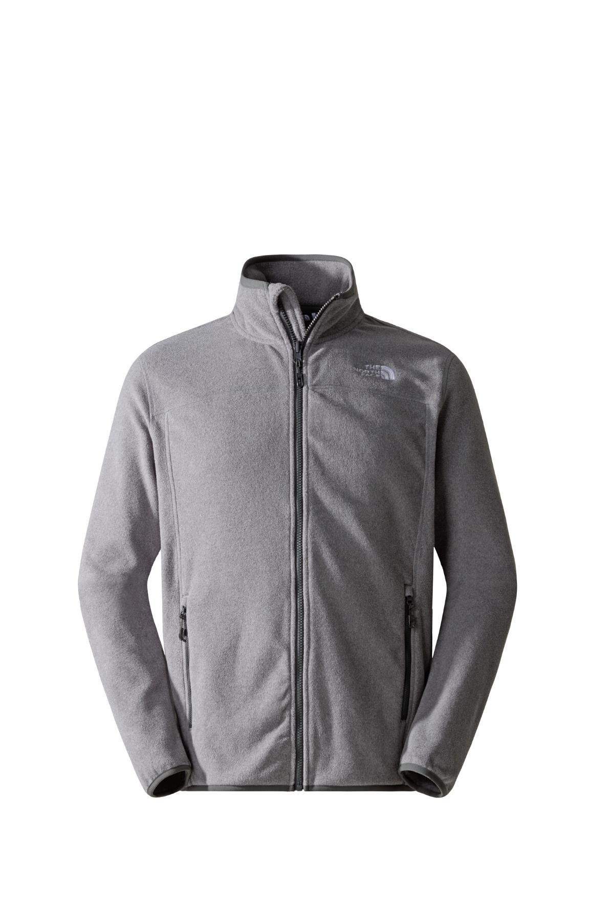 The North Face Erkek 100 Glacier Full Zip - Eu Polar Gri