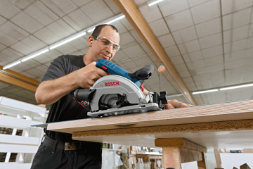 Bosch Professional GKS 18 V-57 G 2,6 Ah Çift Akülü Daire Testere - L-boxx Çantalı
