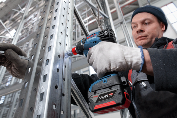 Bosch Professional GDX 14,4 V-LI 4 Ah Çift Akülü Darbeli Somun Sıkma - L-boxx Çantalı
