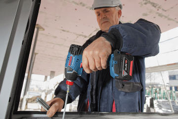 Bosch Professional GDX 14,4 V-LI 4 Ah Çift Akülü Darbeli Somun Sıkma - L-boxx Çantalı