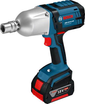 Bosch Professional GDS 18 V-LI HT 4 Ah Çift Akülü Darbeli Somun Sıkma - L-boxx Çantalı