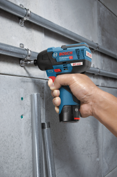 Bosch Professional GDR 12 V-110 EC 12 Volt 2,5 Ah Çift Akülü Darbeli Somun Sıkma - Kömürsüz motor