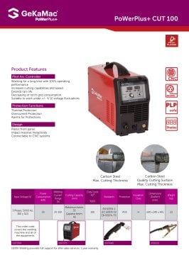 GeKaMac Power Plus CUT 100 Plazma Kesme Makinası