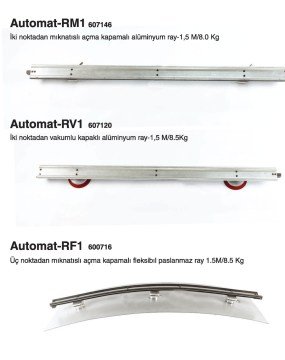 GeKaMac Automat RF1 Paslanmaz Dört Noktadan Mıknatıslı Flexible Ray