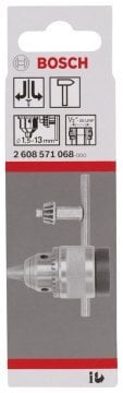 1/2''-20 - 1,5-13 mm Anahtarlı Mandren