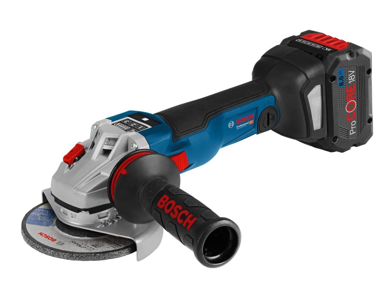 Bosch Professional GWS 18 V-10 SC Çift Akülü Taşlama - L-boxx Çantalı