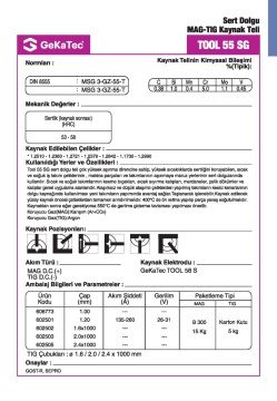 GeKaTec TOOL 55 SG Mig Teli