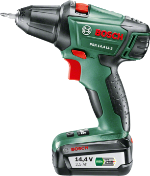 Bosch PSR 14,4 LI-2 Akülü Vidalama Makinesi - 2,5 Ah Çift Akü