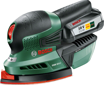Bosch PSM 18 LI Lityum İyon Akülü Çok Amaçlı Zımpara