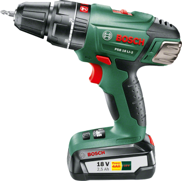 Bosch PSB 18 LI-2 Tek Akü 2,5 Ah Akülü Darbeli Delme/Vidalama Makinesi