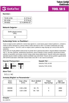 GeKaTec TOOL 58 S