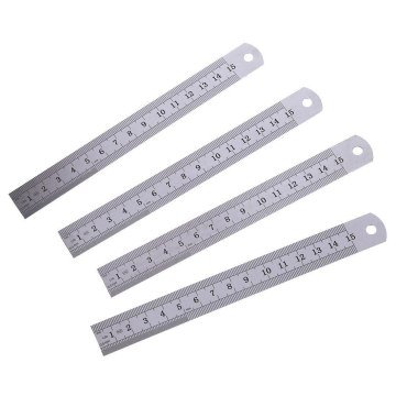 15 Cm Çelik Cetvel - 12 Adet