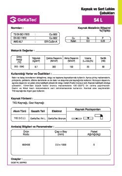 GekaTec S4 L Tig Teli ERCUSN6
