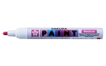 Sakura Paint Marker Markalama Kalemi Beyaz - 12 Adet