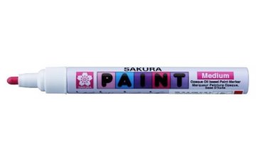 Sakura Paint Marker Markalama Kalemi Kırmızı - 12 Adet