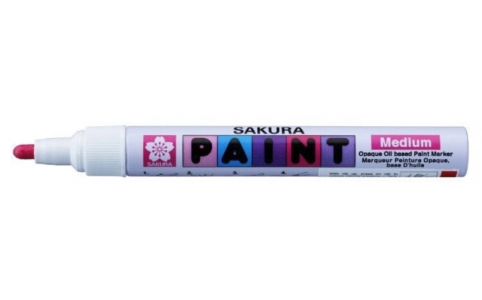 Sakura Paint Marker Markalama Kalemi Sarı - 12 Adet