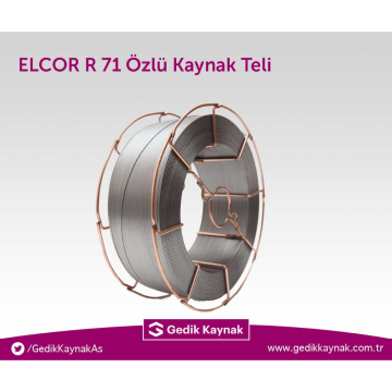 GeKa ELCOR R 71 Rutil Özlü Gazaltı Kaynak Teli E71T1CJ 1.2mm Big Pack