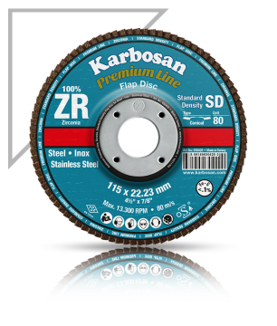 Paslanmaz Flap Zımpara - 115.80 ZR - 10 Adet