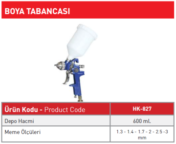 Boya Tabancası HK-827