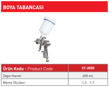 Boya Tabancası ST-2000