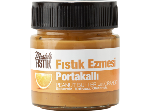 Mıstık Fıstık Portakallı Yer Fıstığı Ezmesi 200 gr