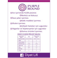 Purple Round Toz Karışım - 600 gr