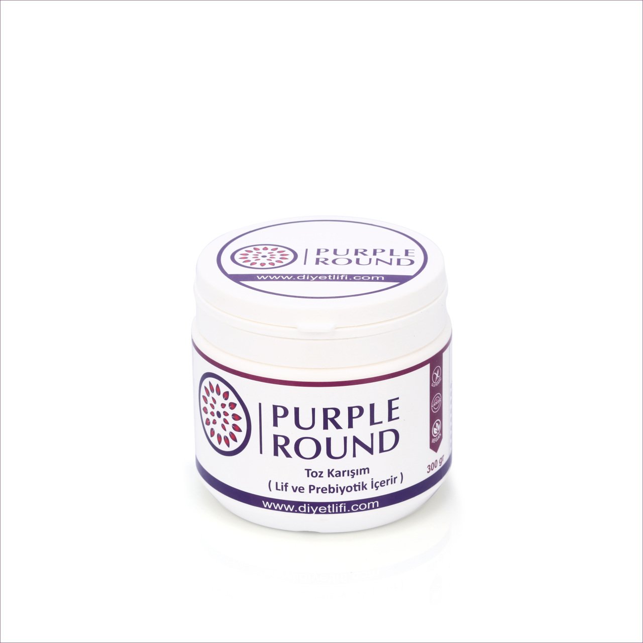 Purple Round Toz Karışım - 300 gr